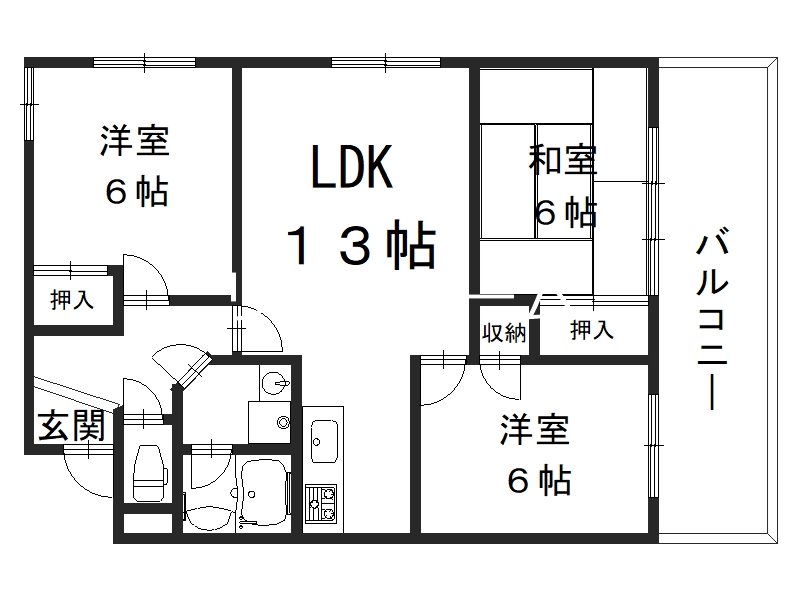 パラッツォ桂  間取り図