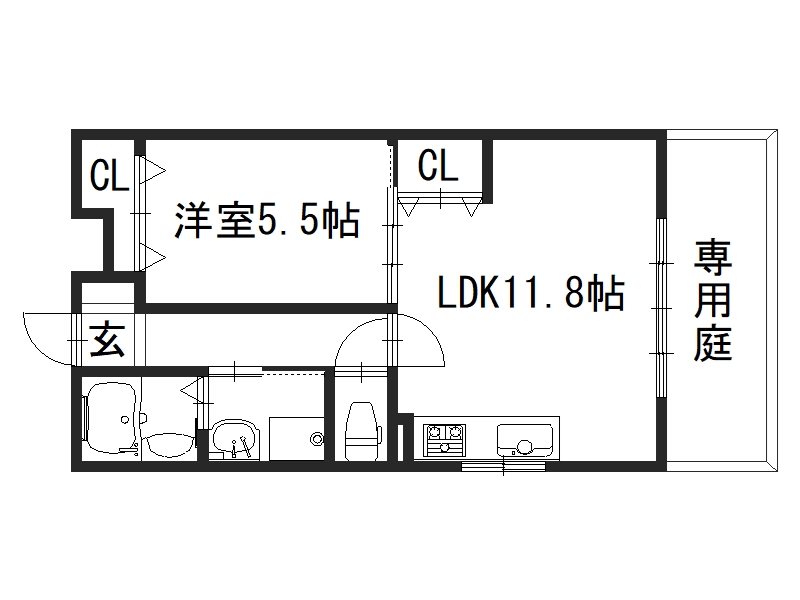 ボヌール桂  間取り