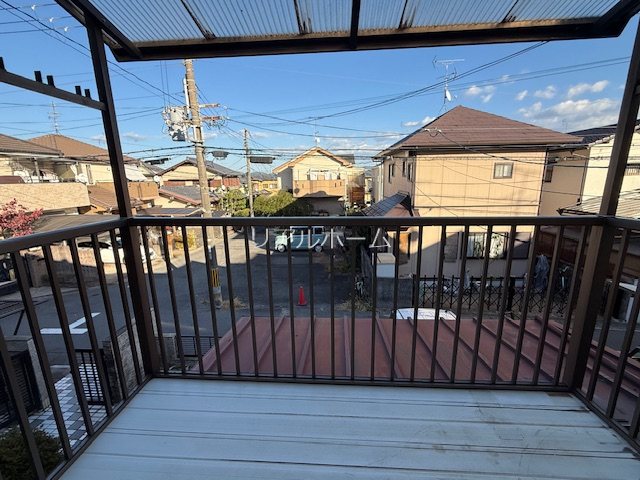 樫原前田町貸家 ベランダ