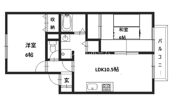 フォンテーヌ塩田  間取り