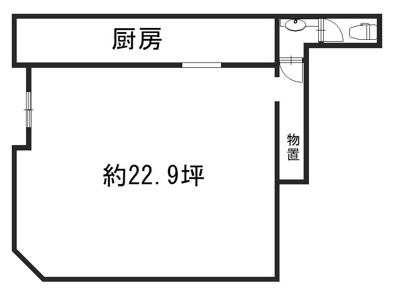 ルミエール白梅 1階店舗 間取り