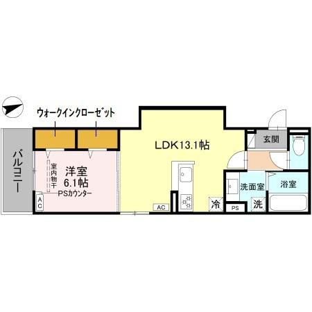 GRAMM下津林WEST 間取り