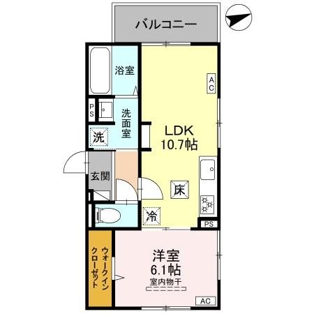 GRAMM下津林WEST 間取り