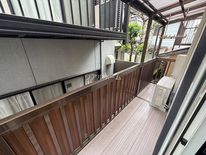 上桂前田町貸家 ベランダ