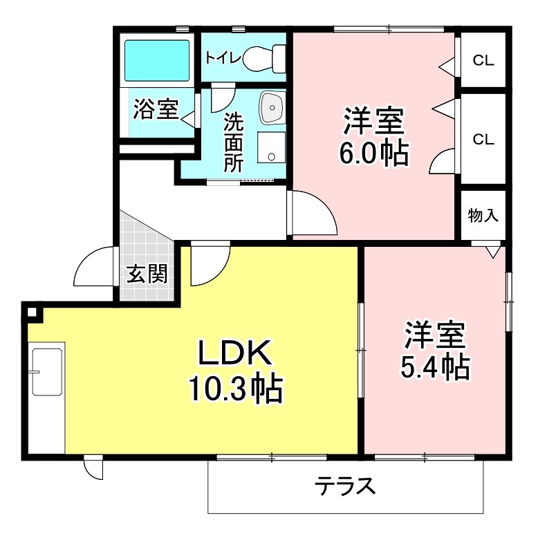 エスタシオン　Ｃ棟 間取り