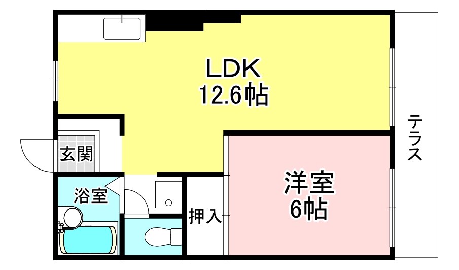 ハイスクエア湖南 間取り