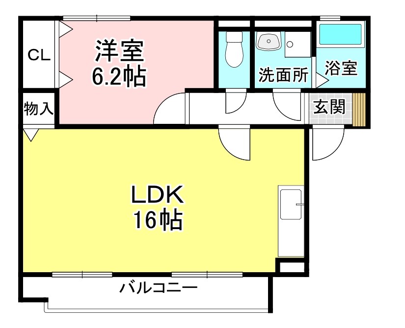 夢咲きの里Ｃ棟 間取り