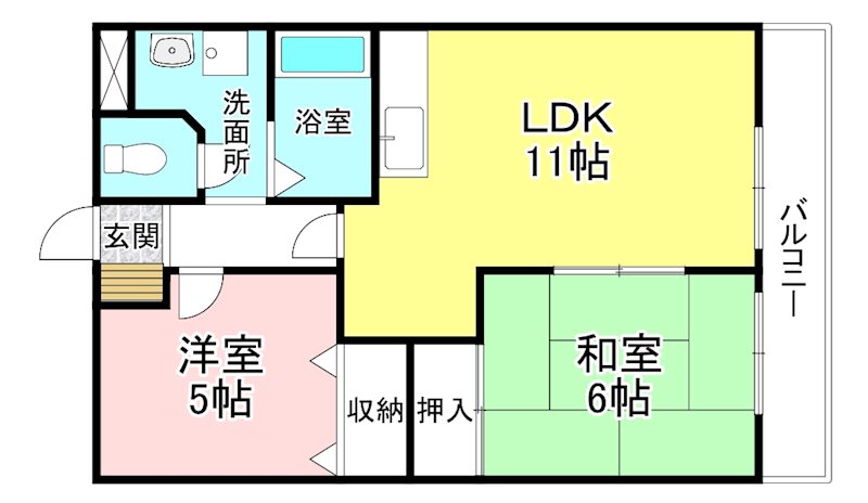 ふぁみーゆ貴生川 間取り