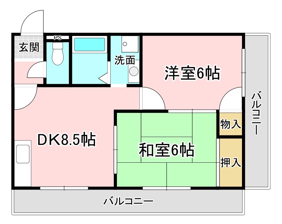 ボンフレールⅡ 間取り