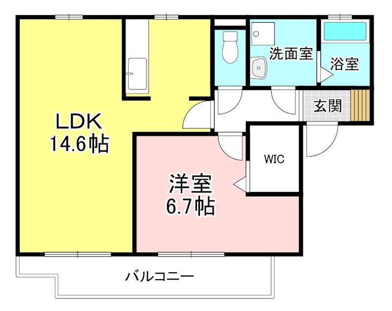 夢咲きの里A棟 間取り