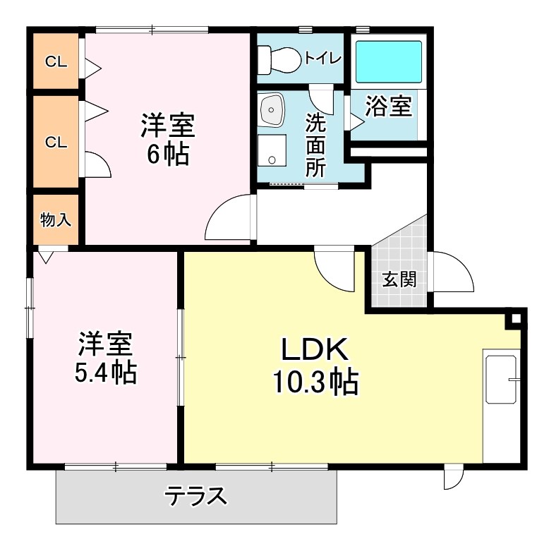 エスタシオン　Ｃ棟 間取り