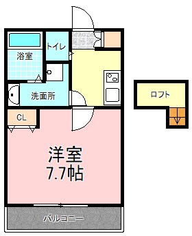 ナウリヴィエールⅡ 間取り