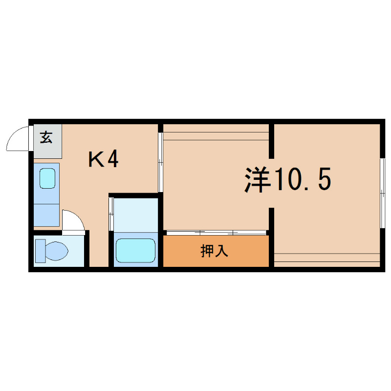 伊勢屋ハイツ 間取り