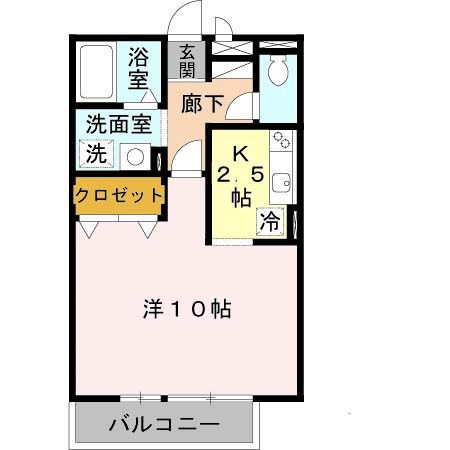 SEJOUR　OONISHI 間取り