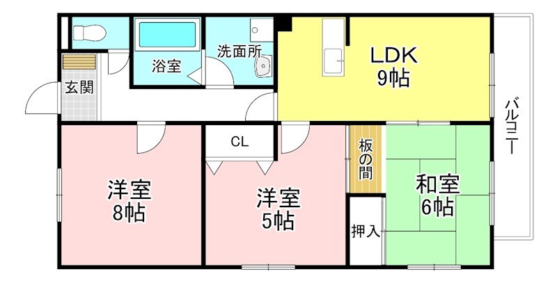 コテージ千秀石部 間取り