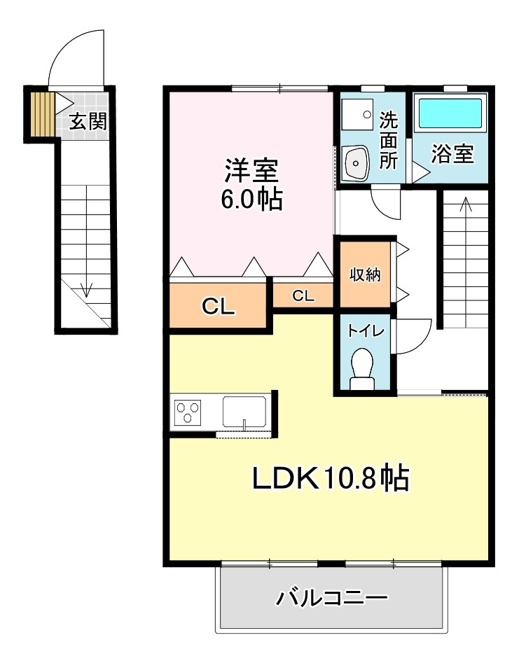 フラッツ レディアンス  間取り