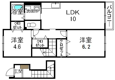 Casa Raffinato　A棟 間取り