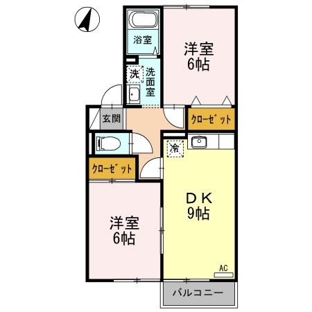 コンフォール美喜Ⅰ 間取り