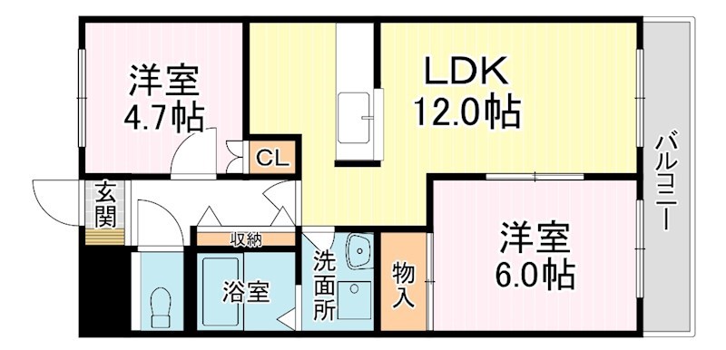 ピュアフレンド  間取り