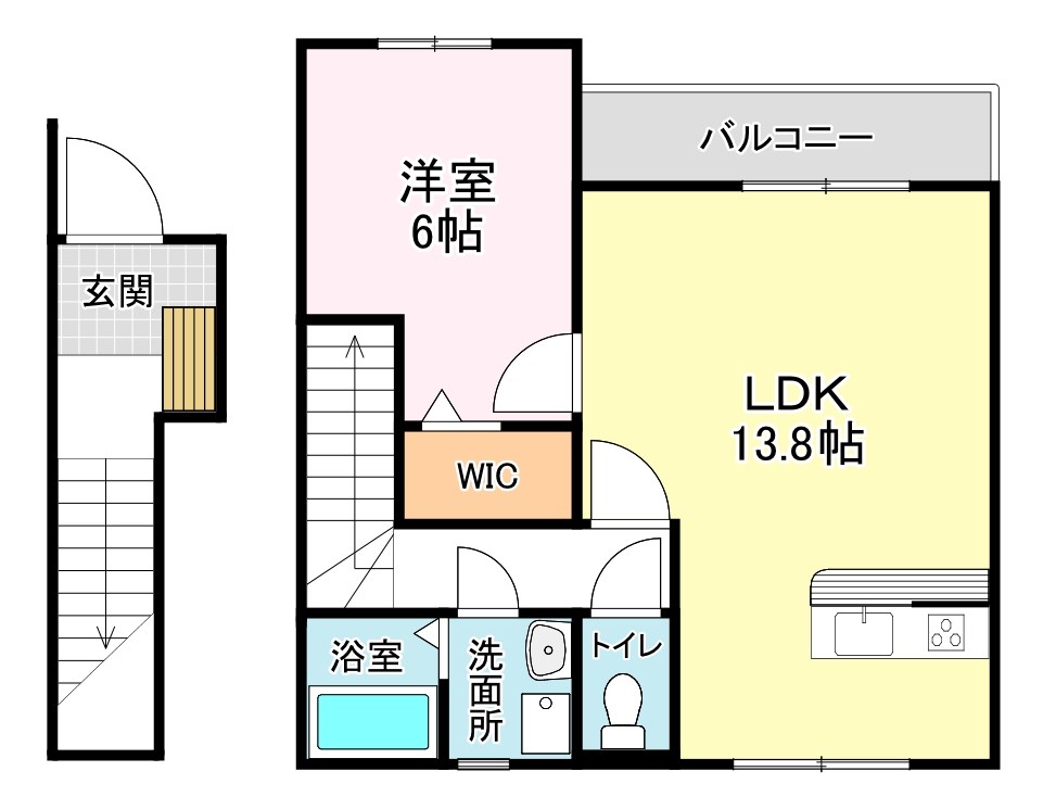 プリズム　Ⅰ 間取り