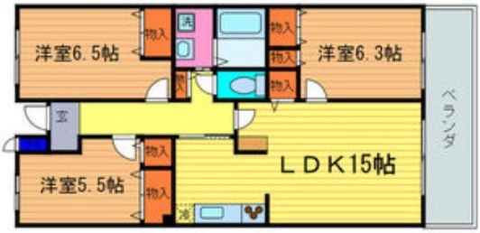エクレール西井 間取り
