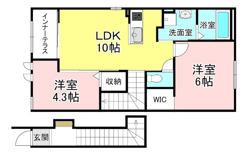 パレット楽陽 間取り