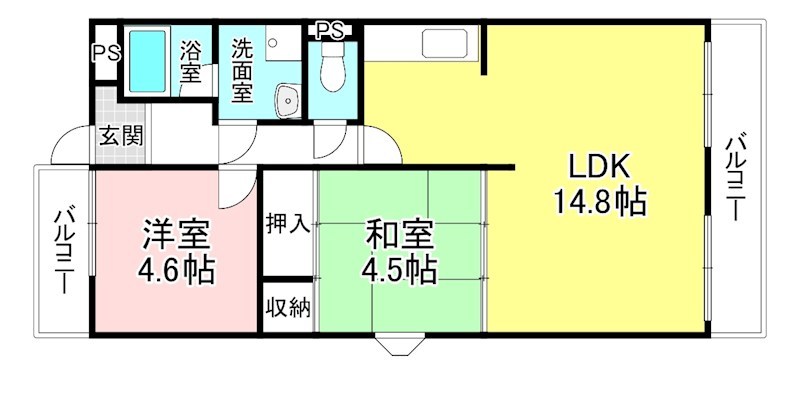 クレスティ栗田 間取り