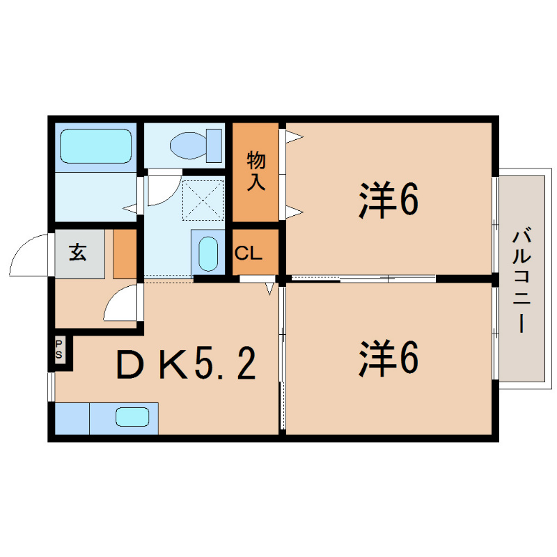 アヴァンスＡ・Ｂ  間取り
