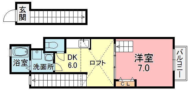 シダーコンフォール壱番館 間取り