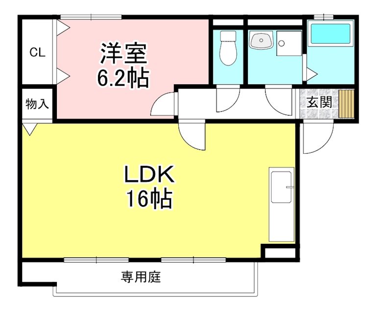 夢咲きの里Ｃ棟 間取り