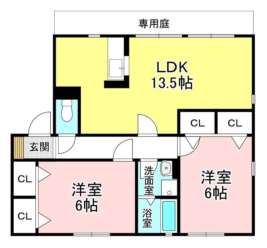 ドリームスクエア　F棟 間取り