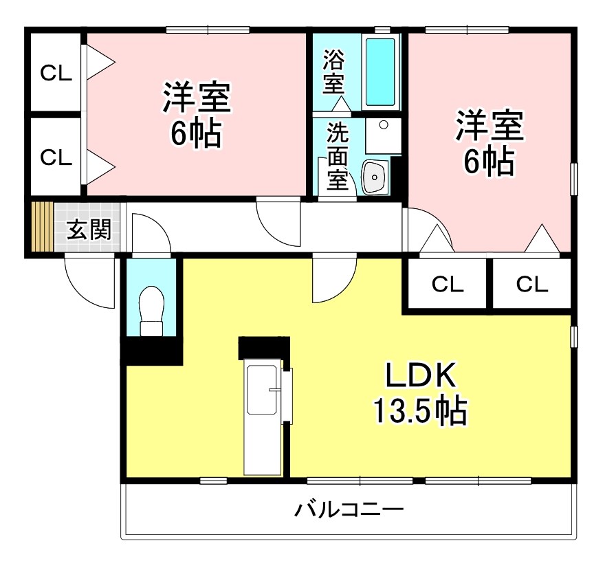 ドリームスクエア　F棟 間取り