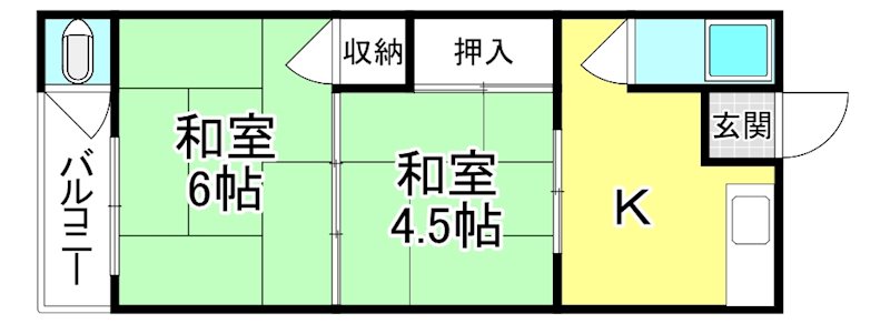 大栄アパート 間取り