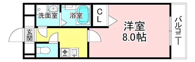 ラグリシーヌⅡ 間取り