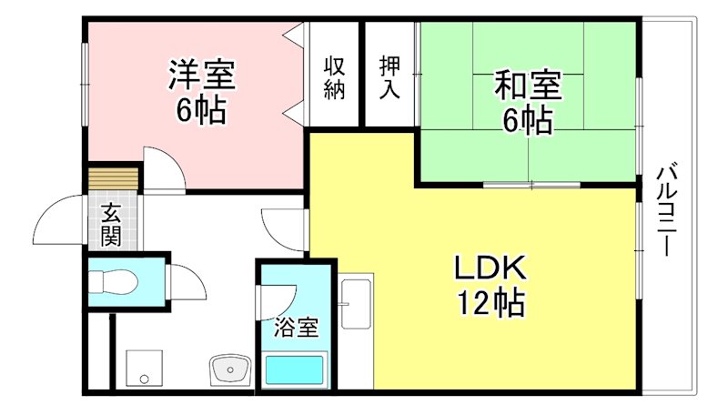 アメニティ貴生川 間取り