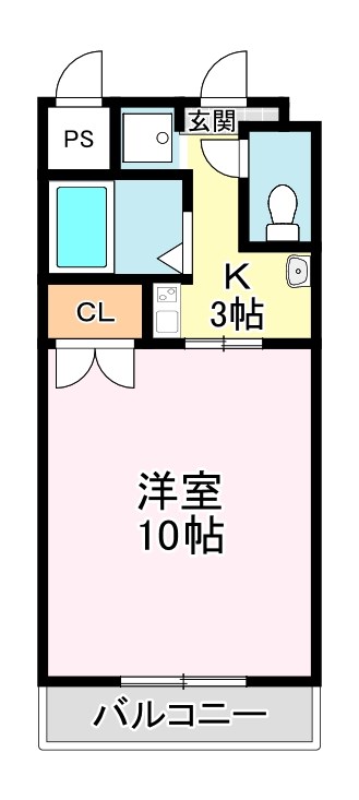 太陽ハイツ南草津Ⅲ 間取り