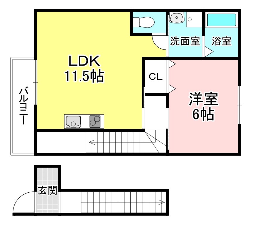 エクセルピア岩根中央 間取り
