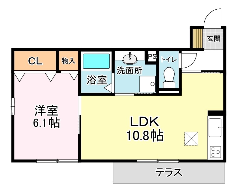 フラン岡 間取り