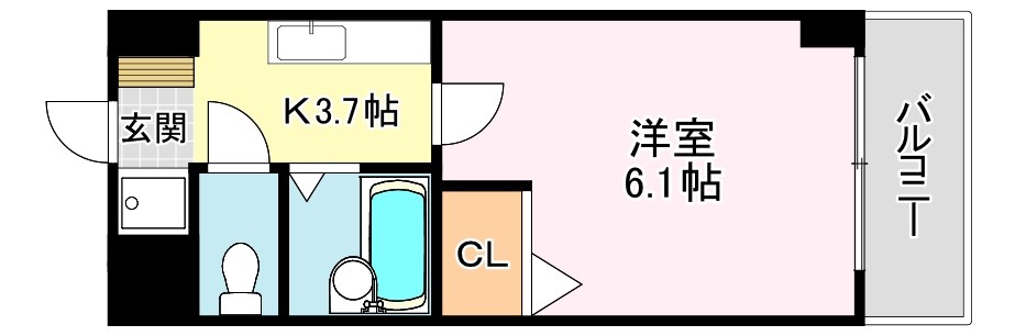 パレ南笠佐わらび 間取り