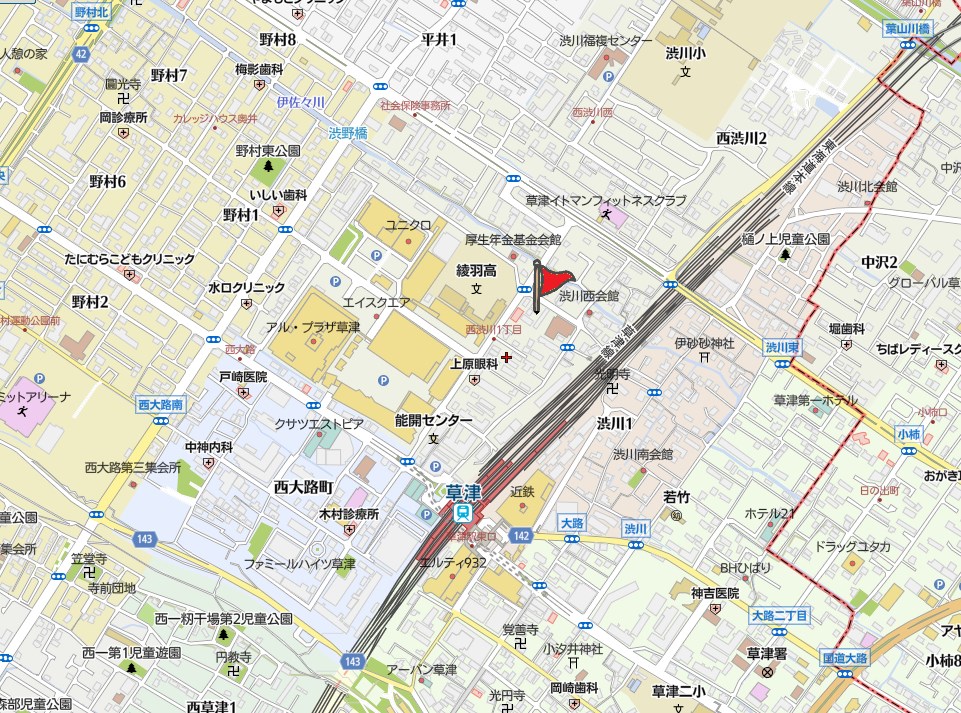 ポピュレール  地図（共通）