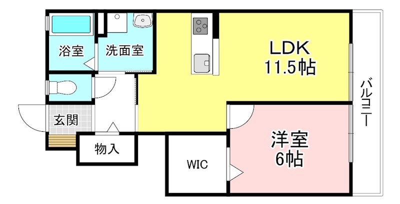 サンクラウド　B 間取り