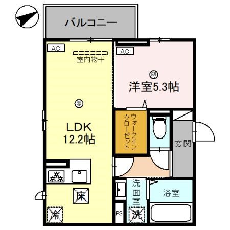 La・Felice(ラ・フェリーチェ) 間取り