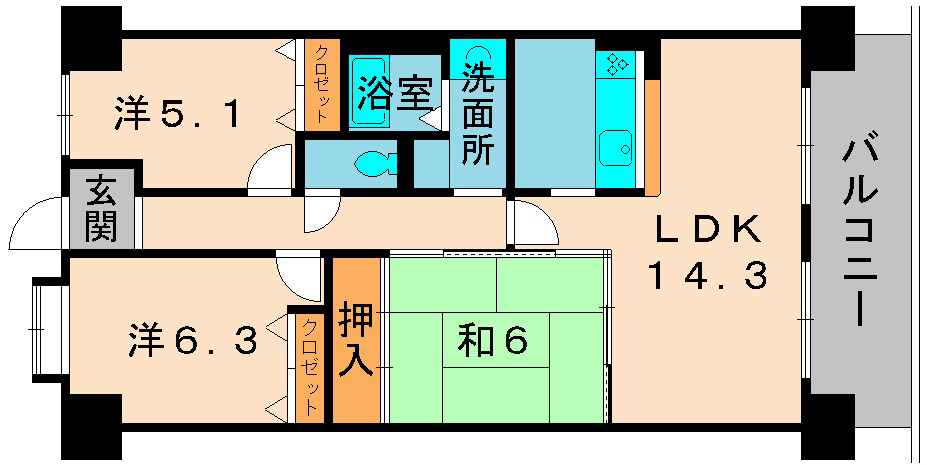 グレーシィ栗東オーブ 間取り