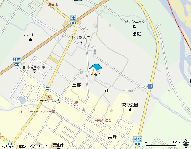メゾネットハートシード 地図（共通）