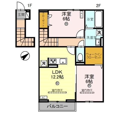 Le Lien(ルリアン) 間取り