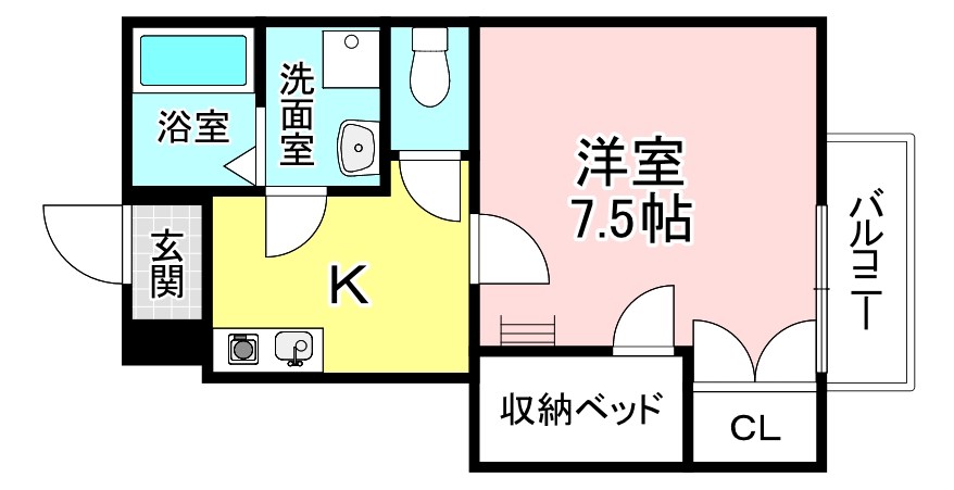 ハイツ華優 間取り