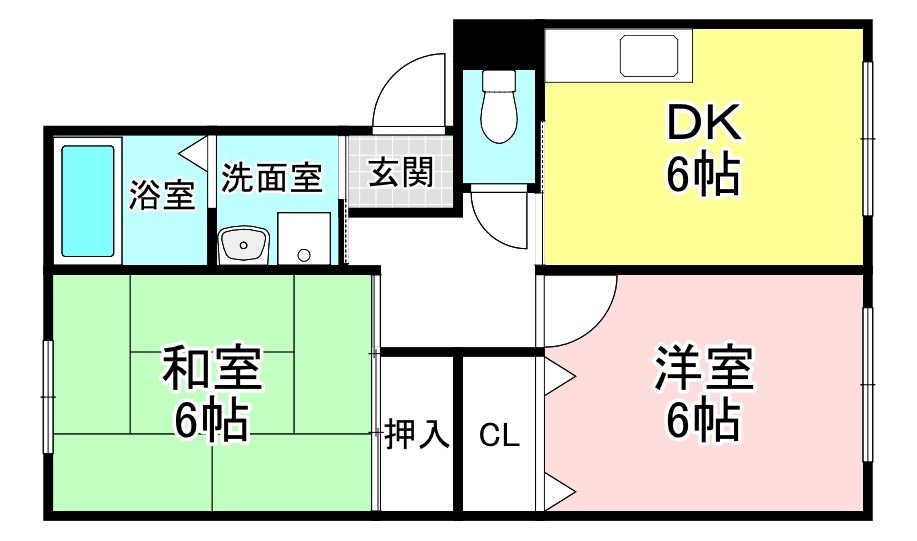 グランベールJIN 間取り