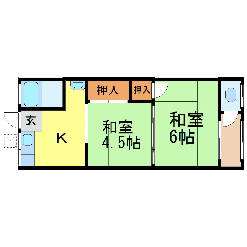 一本松アパート 間取り