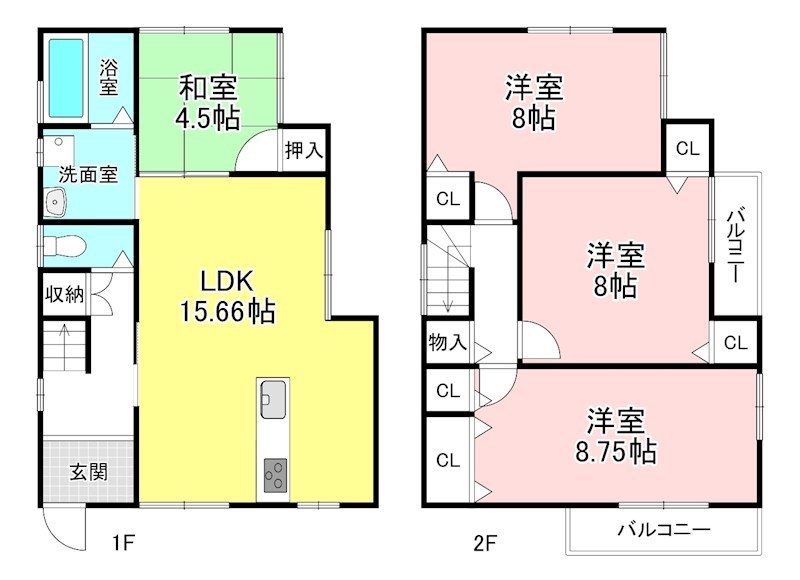 吉永O邸貸家 間取り