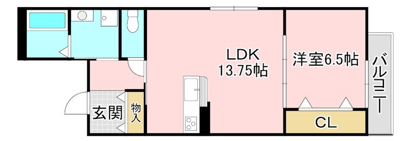 ビエノス焔魔堂 間取り